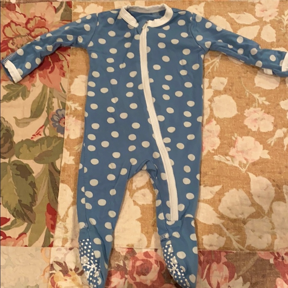 Kickee Pants zip footie